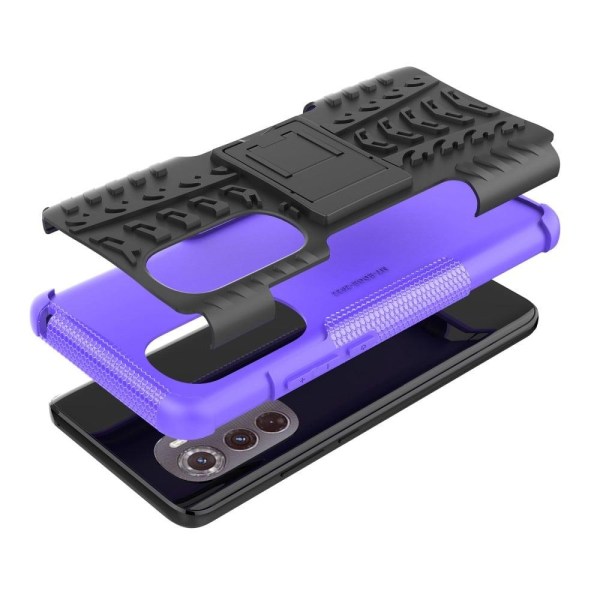 Offroad Etui Motorola Moto Edge 2022 - Lilla Purple