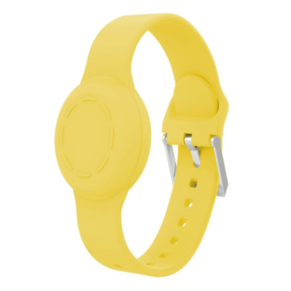 AirTags silikonovertrekk for barn - Gul Yellow