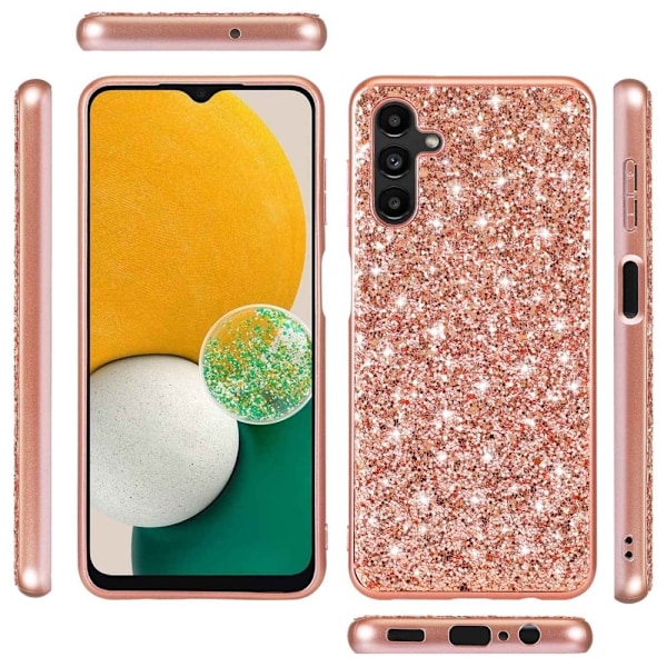 Glitter Samsung Galaxy A13 5G cover - Lyserød Pink