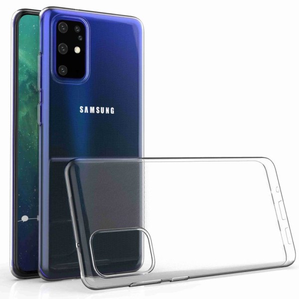 Erittäin ohut läpinäkyvä kotelo Samsung Galaxy S20 Plus -puhelimelle Transparent