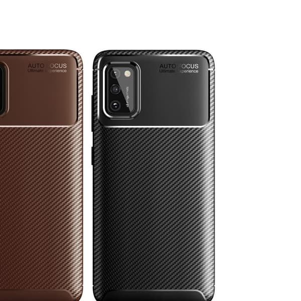 Carbon Shield Samsung Galaxy A02s (166mm) skal - Svart Svart