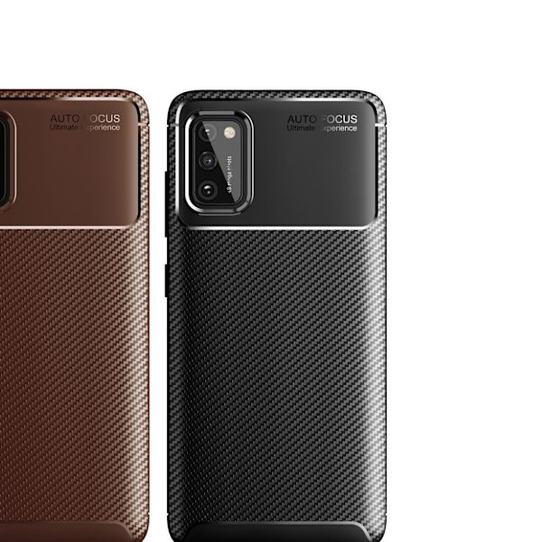Carbon Shield Samsung Galaxy A02s etui - sort Black