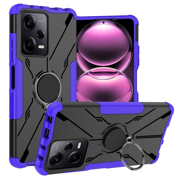Kickstand-cover med magnetisk plade til Xiaomi Redmi Note 12 Pro - Lilla Purple
