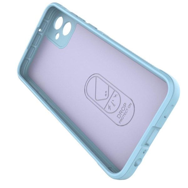 Pehmeä kahva muotoiltu kuori Samsung Galaxy A04e - Tummansininen Blue