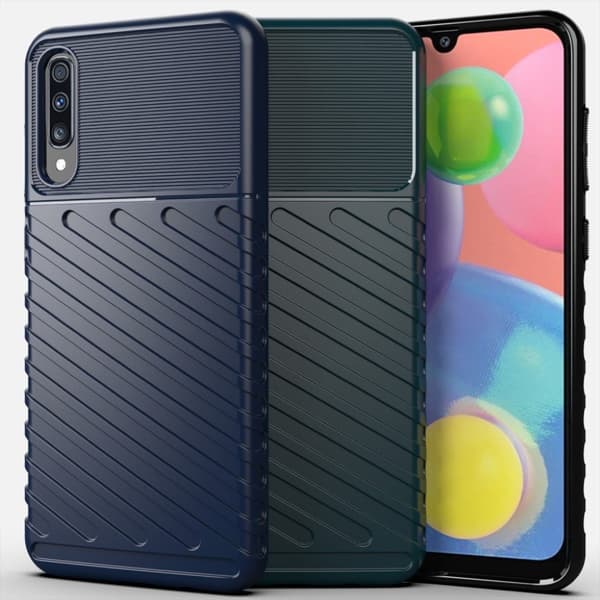 Thunder Samsung Galaxy A70 / A70s etui - Sort Black