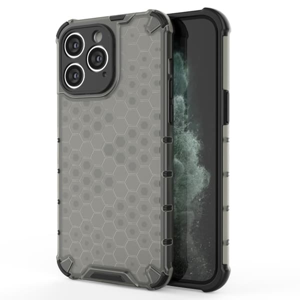 Bofink Honeycomb iPhone 15 Pro Max skal - Svart Svart