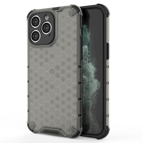 Bofink Honeycomb iPhone 15 Pro Max Suojakotelo - Musta Black