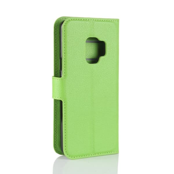 Samsung Galaxy S9 litsipintainen lompakkokotelo - Vihreä Green