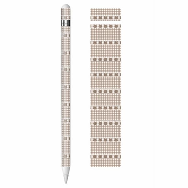 Apple Pencil coolt klistermärke - Brun Gris Brun