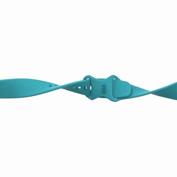 Fitbit Versa 3 / Sense silikon klockarmband - cyan Size: S Grön