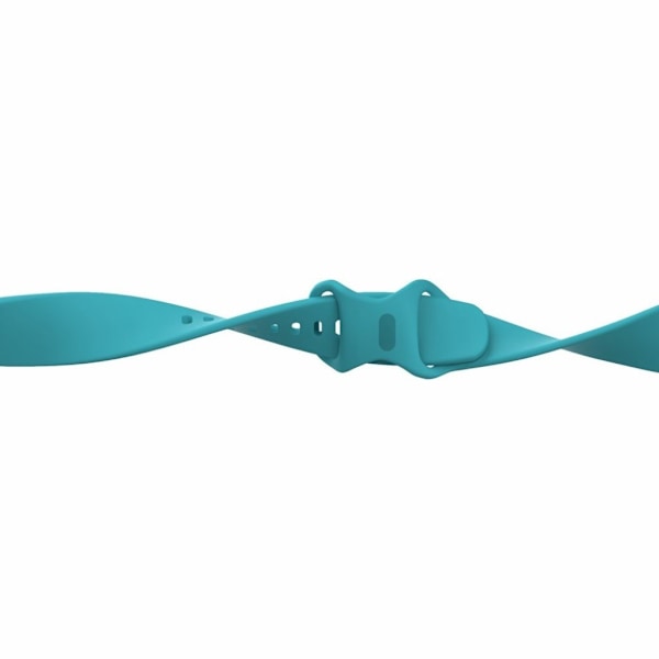 Fitbit Versa 3 / Sense silikone rem - cyan Størrelse: S Green