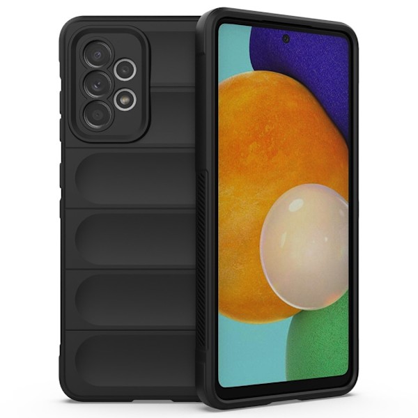 Mjukt greppformat Samsung Galaxy A52s 5G / Samsung Galaxy A52 5G / Samsung Galaxy A52 skal - Svart Svart