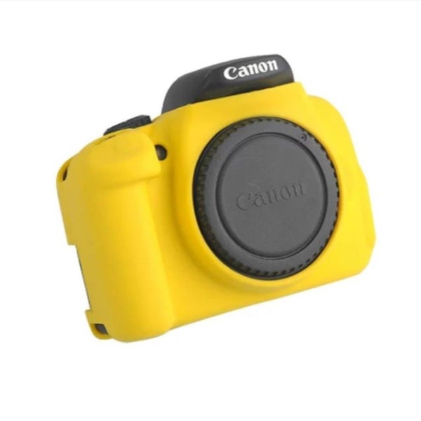 Canon EOS 600D/650D/700D blød silikone beskyttende etui - Gul Yellow