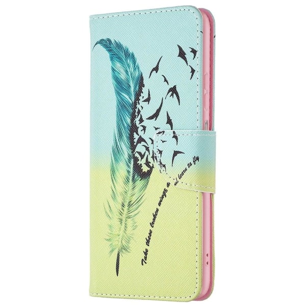 Wonderland Samsung Galaxy M53 5G flip kuoret - Sulka Pink