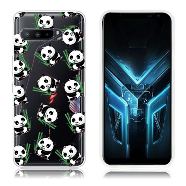 Deco Asus ROG Phone 3 skal - Panda Äter Bambu Vit