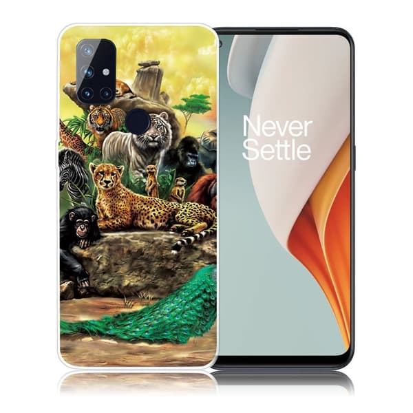 Deco OnePlus Nord N100 skal - Djur multifärg