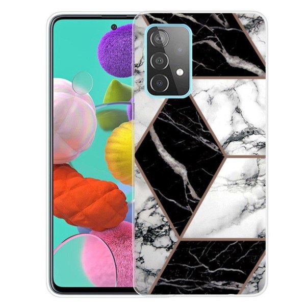 Marble design Samsung Galaxy A32 kotelot - Harmaa / Musta / Valkoinen Multicolor