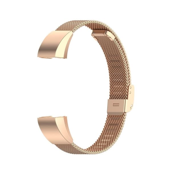 Fitbit Ace / Alta urrem i rustfrit stål - Rødguld Pink