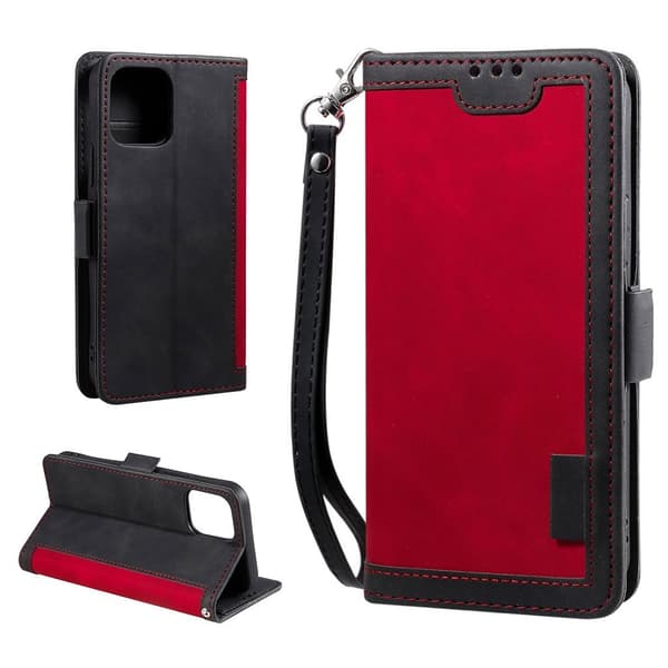 Surburbian iPhone 13 Pro Max Läppäkotelo - Punainen Red