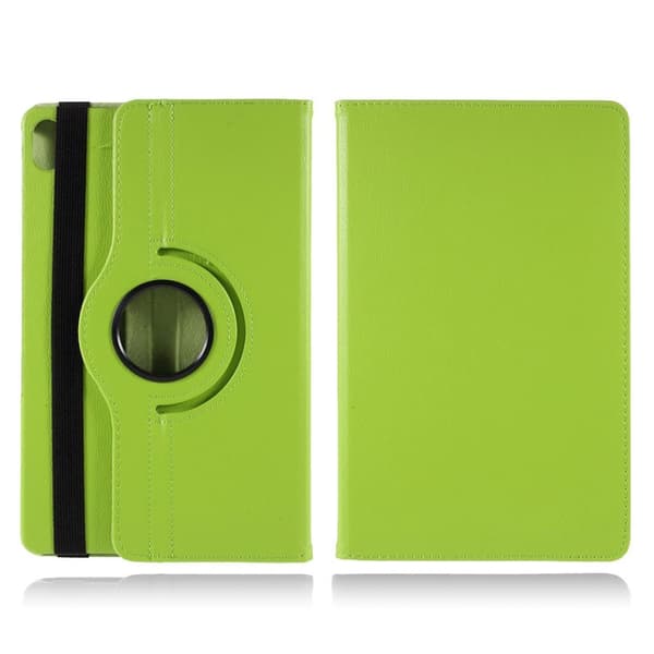Lenovo Tab P11 360 graders roterbart läderfodral - Grön Grön