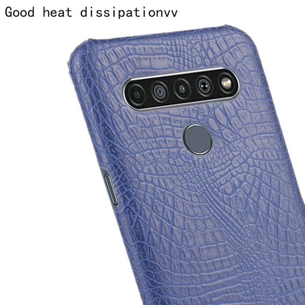 Croco LG K61 deksel - Mørkeblå Blue