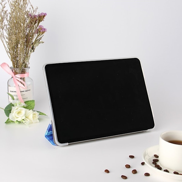 Mønstret Lær Flippetui til iPad Pro 11 Inch (2020) - Slott Multicolor