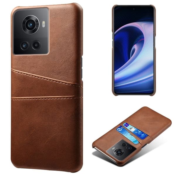 OnePlus Ace skal med korthållare - Brun Brun