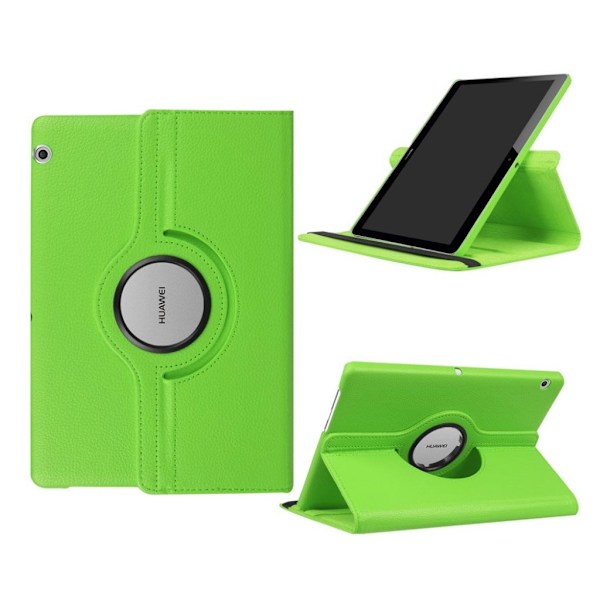 Huawei MediaPad T3 10 Etui med roterende stand - Grøn Green