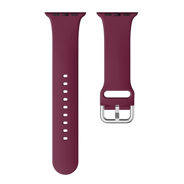 Apple Watch Series 5 40mm silikone Urrem - Vinrød Red