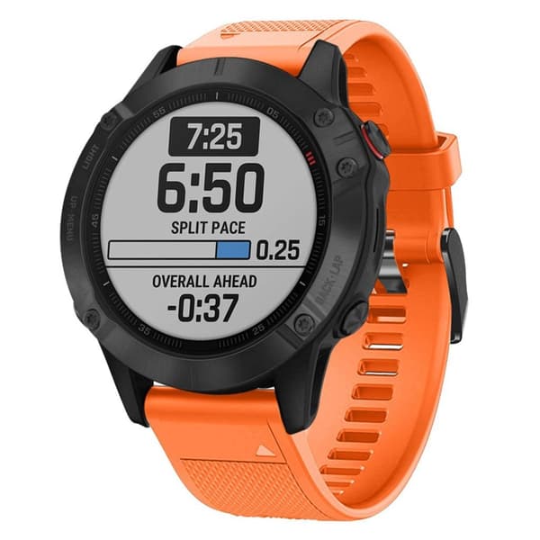 Garmin Fenix 5 klockarmband i silikon - Orange Orange