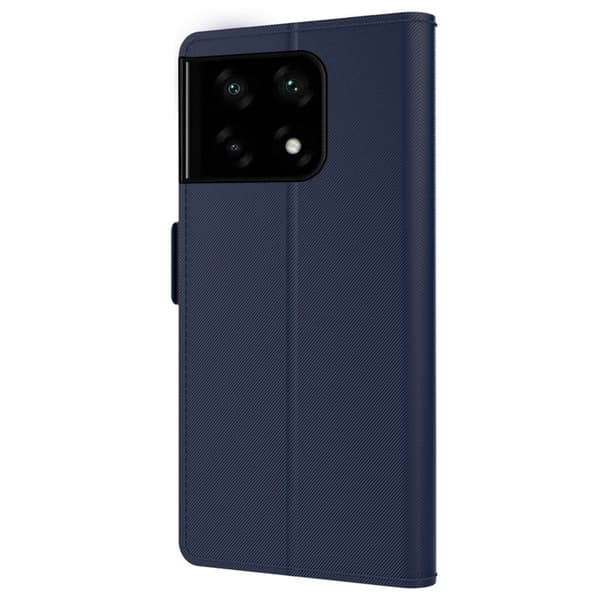 Phone Suojakotelo With Make-up Mirror And Slick Design For OnePlus 10 Pro - Sininen Blue