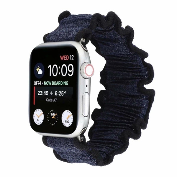 Apple Watch Series 6 / 5 40mm hair band themed watch band - Dark Blå