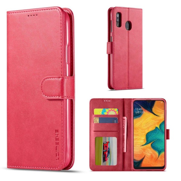 LC.Imeeke läder Samsung Galaxy A20e fodral - Rosa Rosa