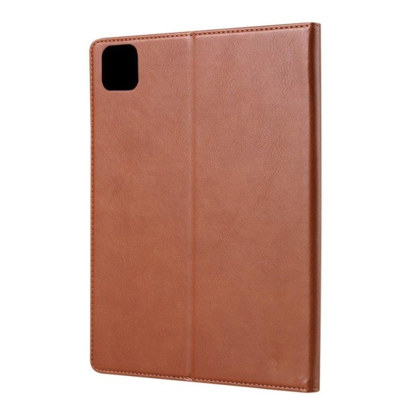 iPad Air (2020) holdbar læder flip etui - brun Brown