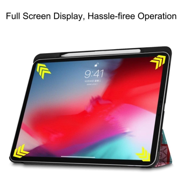 iPad Pro 11 inch (2018) kuviollinen synteetti nahkainen suojakuo Multicolor