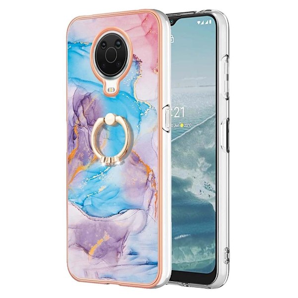 Marmormotiv Nokia G10 / Nokia G20 skal - Mjölkväg Marmor Blå Lila