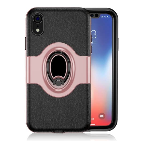 iPhone 9 beskyttelses deksel av hybrid materiale - Rose Gull Multicolor