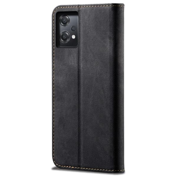 Jeans OnePlus Nord CE 2 Lite 5G flip case - Musta Black