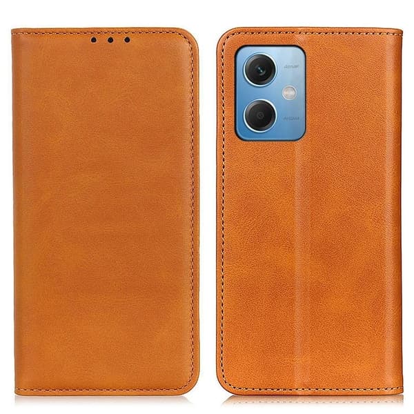 Äkta läder Xiaomi Redmi Note 12 fodral - Brun Brun