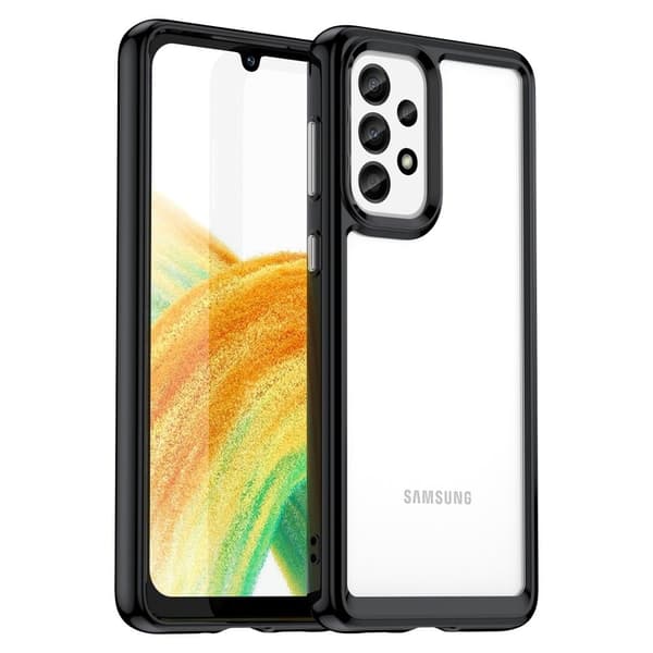 Samsung Galaxy A33 5G smart akryldeksel - Svart Black
