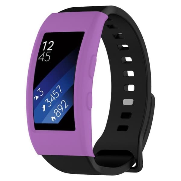 Samsung Gear Fit2 Pro silikon fodral - lila Lila