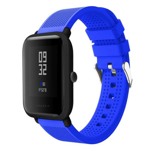 Huami Amazfit erstatnings urrem i silikone med tekstur - Baby Blå Blue
