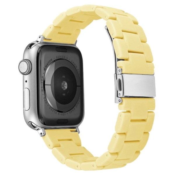 Apple Watch (45 mm) enkel urrem i resin - Lysegul Yellow