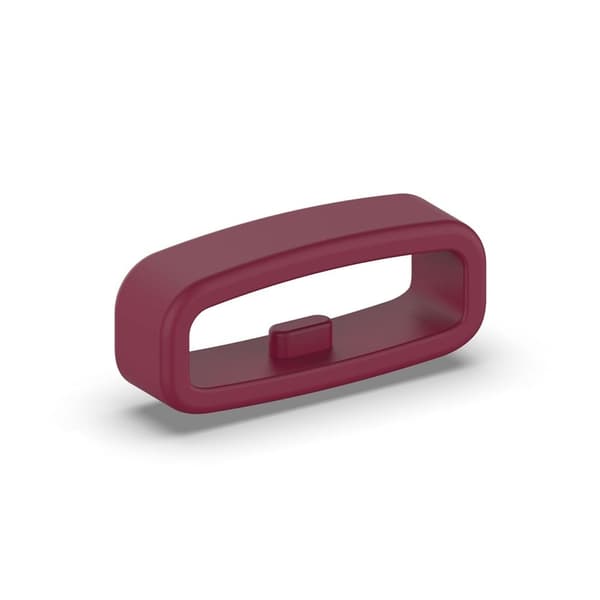 22 mm universal remögla i silikon - Vinröd Röd