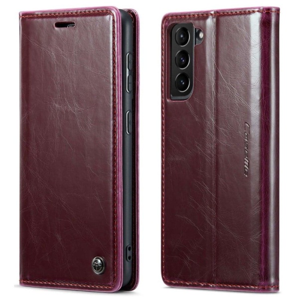 CaseMe Samsung Galaxy S21 Plus 5G Smooth Etui - Rød Red