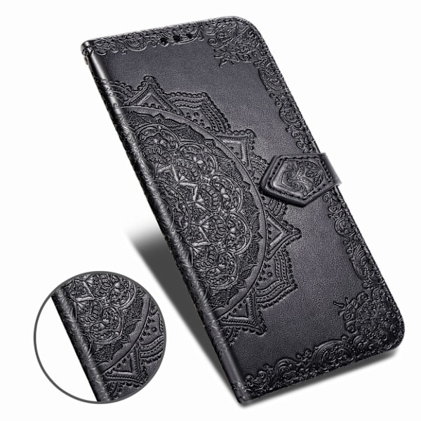 mandala Samsung Galaxy S20 FE 5G / S20 FE flip fodral - svart Svart