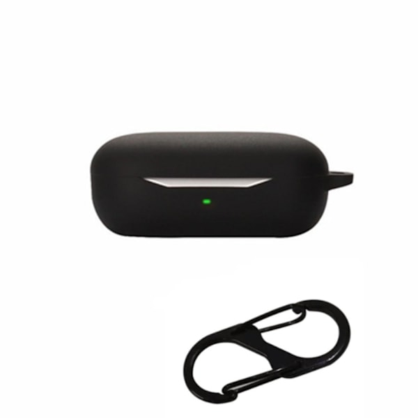 Huawei FreeBuds SE silikoneetui med spænde - Sort Black