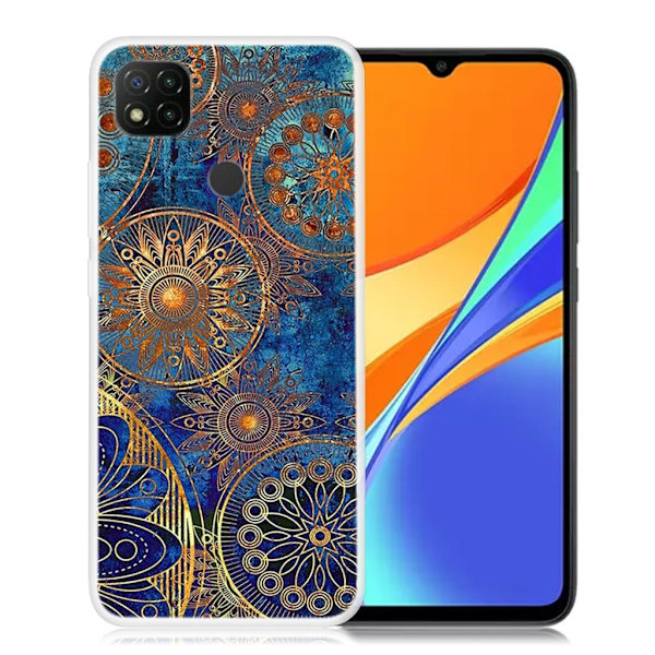 Deco Xiaomi Redmi 9C Etui - Mandala blomst Multicolor