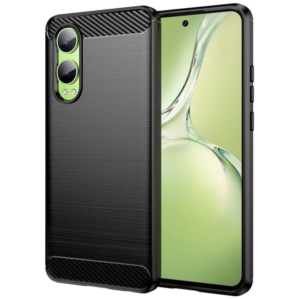 Carbon Flex Oppo K12x / OnePlus Nord CE4 Lite cover - Sort Black