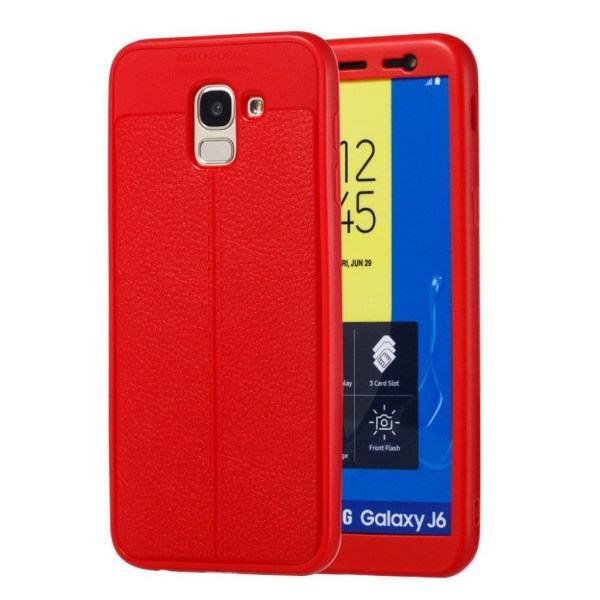 Samsung Galaxy J6 (2018) Kaksipalainen Liitsihedelmä Jyvä Pintai Red